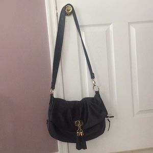 Cross body black purse